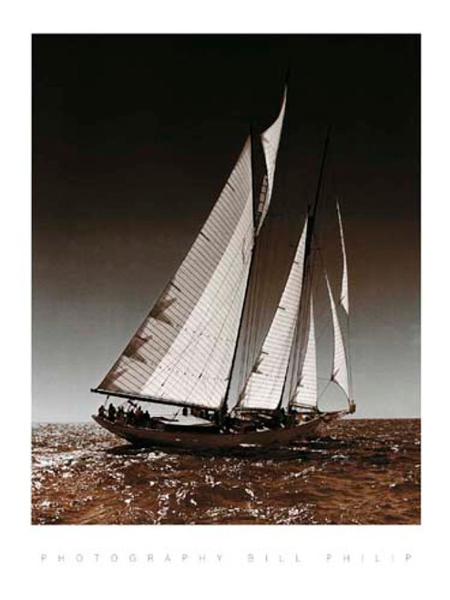 Sailing at Cowes I Poster