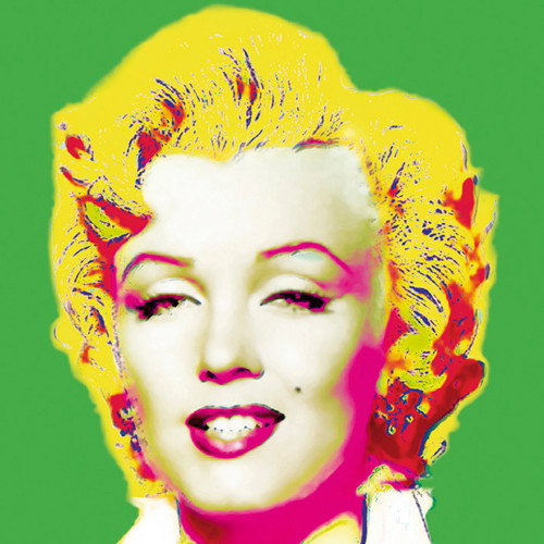Marilyn in Green Poster