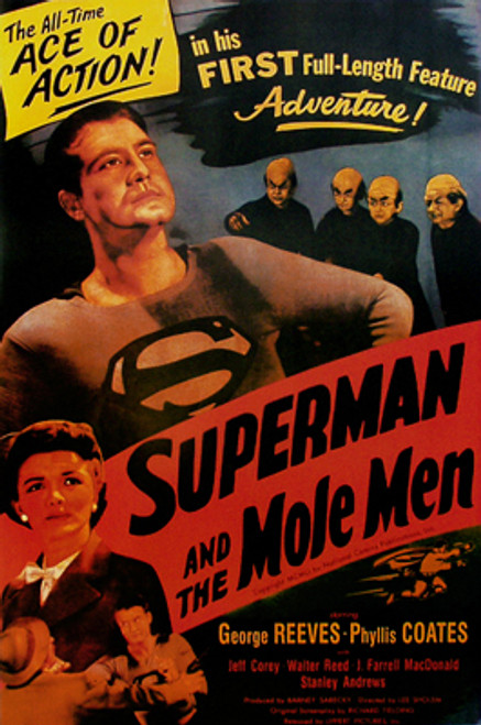 Superman and the Mole Men, 1951 Poster