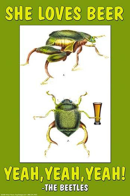 She Loves Beer, yeah, yeah, yeah - The Beetles