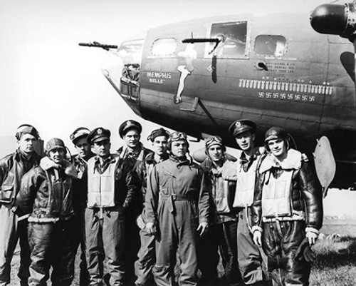 Memphis Belle and Crew, England, 1943 Poster