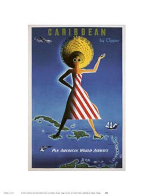 Caribbean by Clipper Poster