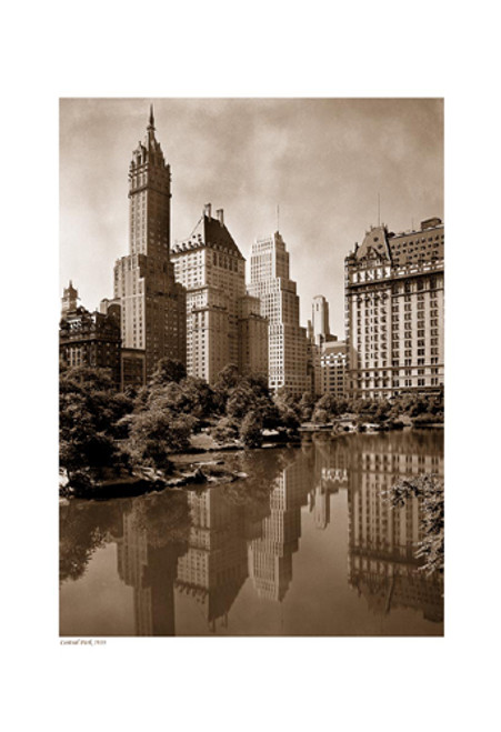 Central Park, 1933 (sepia)1 Poster