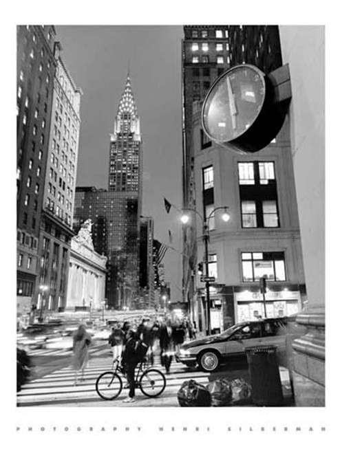 Chrysler Clock, Madison Avenue1 Poster