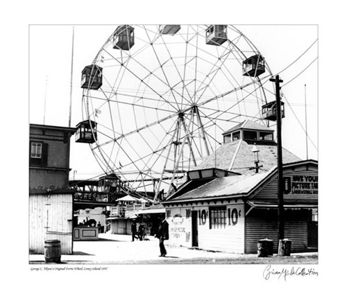 George Tilyou Ferris Wheel, Coney Island, 1897-1 Poster