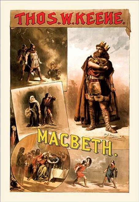 Thos W. keene as Macbeth