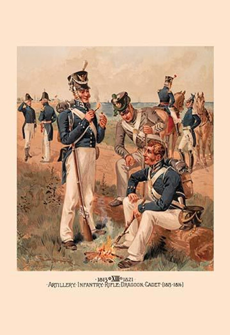 Artillery, Infantry, Rifle, Dragoon and Cadet 1813-1816