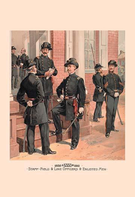 Staff, Field & Line Officers & Enlisted Men