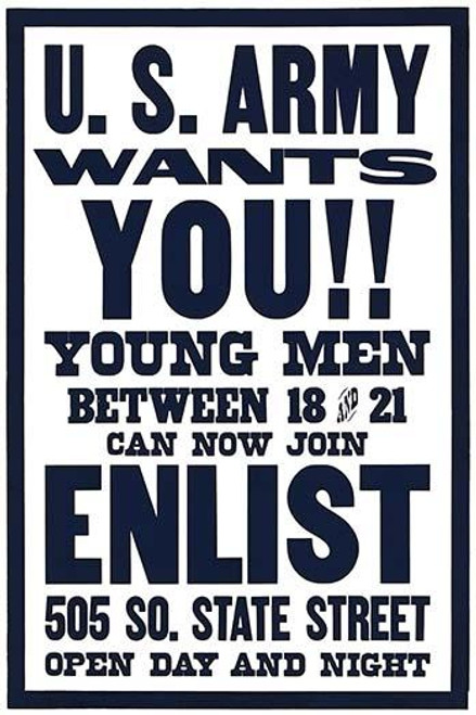 U.S. Army Wants You!!