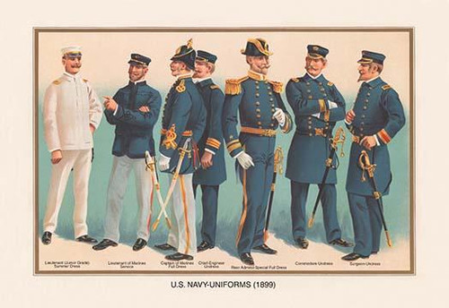U.S. Navy Uniforms 1899 #4