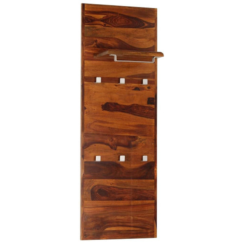 vidaXL Coat Rack Solid Sheesham Wood 46.5"x15.7" A949-246351