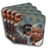 Mandela-Power Coasters (African American Coasters)