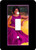 Michelle Obama-Purple Dress Switch Plate (African American Single Switch Plate)