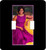 Michelle Obama-Purple Dress Double Switch Plate (African American Double Switch Plate)