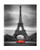 Retro Red and the Eiffel Tower Poster