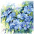 Spring Flowers in Blue Poster