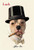 Dog in Top Hat Smoking a Cigar