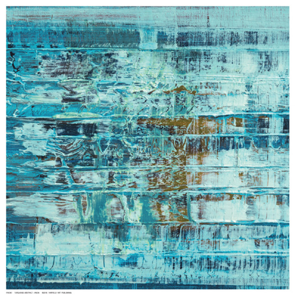 Turquiose Abstract Poster