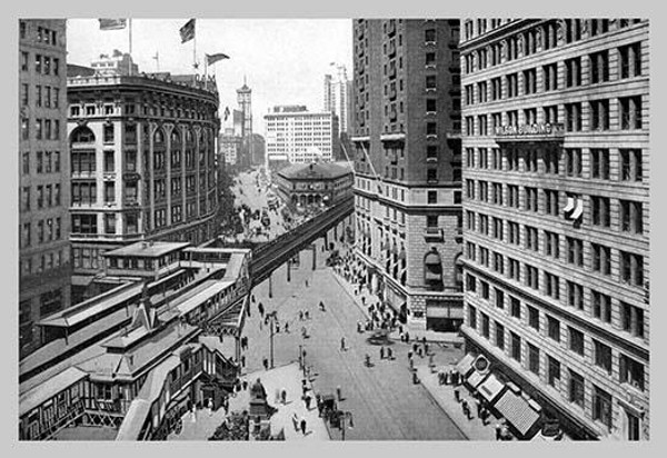 Looking Down Broadway Towards Herald Square, 1911