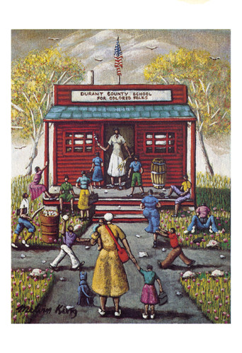 Durant County School (notecard) Poster