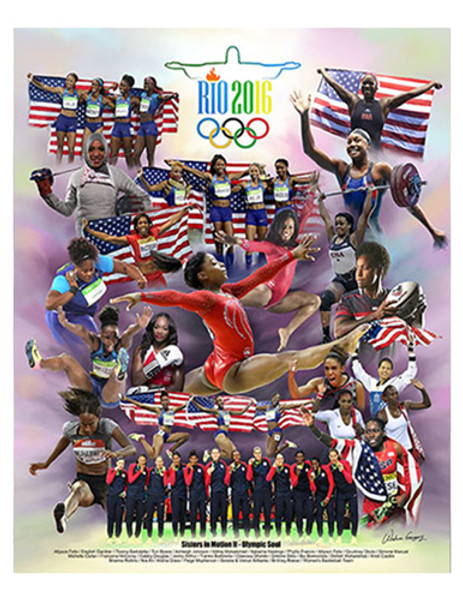 Sisters in Motion II: Olympic Soul (Rio 2016)1 Poster