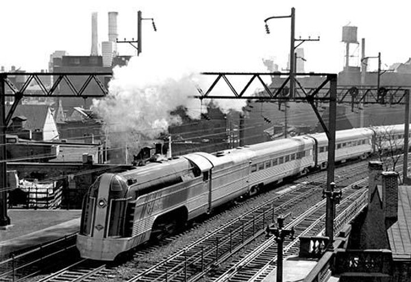 Train Pulling Out Of Station, Philadelphia, PA