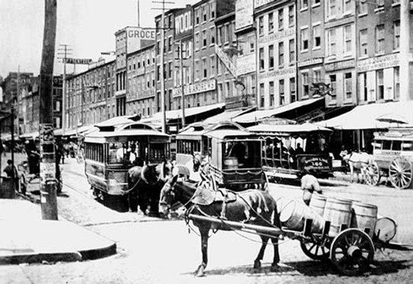 Horse Cart With Barrels, Philadelphia, PA Horse Cart With Barrels, Philadelphia, PA