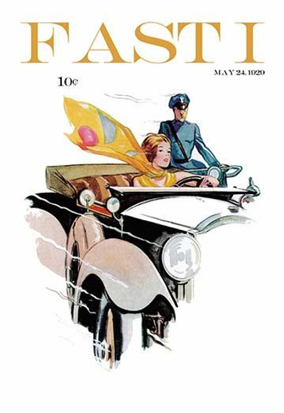 Speeding with a Yellow Scarf
