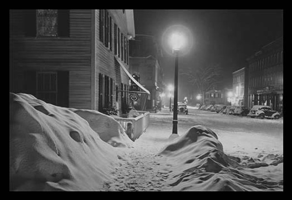 Snowy Night in Woodstock, Vermont