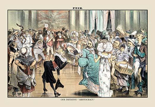 Puck Magazine: Our Imitative "Aristocracy"