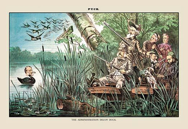 Puck Magazine: The Administration Decoy Duck