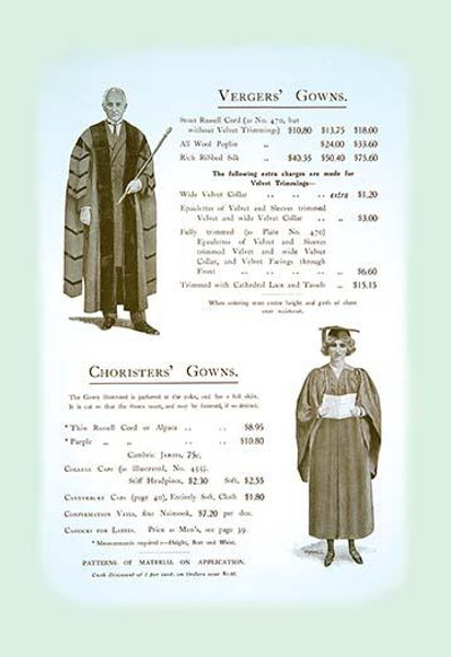 Vergers' Gowns