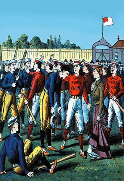 Ballplayers Try to Settle Dispute Ballplayers Try to Settle Dispute