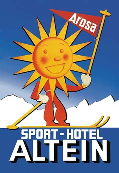 Sport Hotel Altein: Sun-Headed Skier
