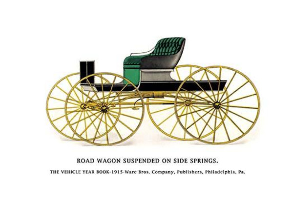 Road Wagon Suspended on Side Springs