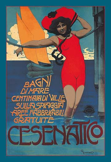 Cesenatico (Woman in Red)