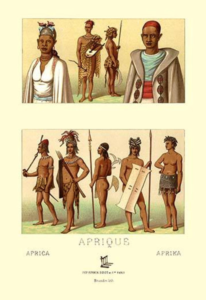 Nine African Tribe Members