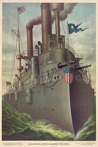 Rear Admiral Dewey's flagship "Olympia"