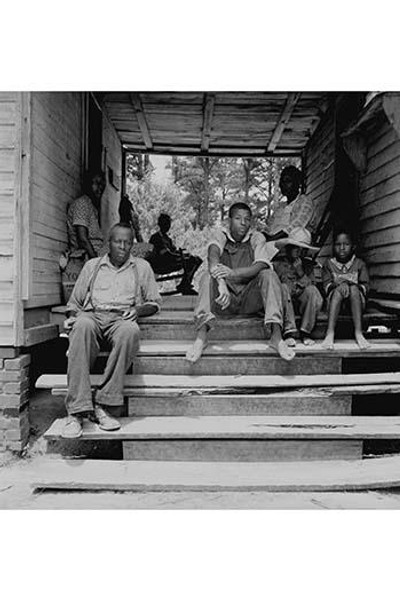 Negro Family Sharecroppers on Porch