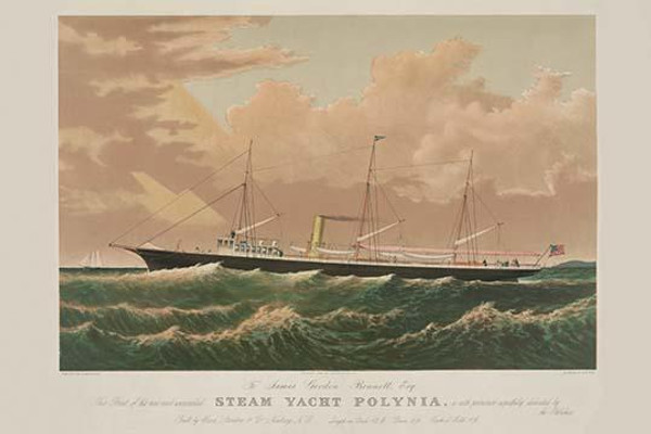 Steam yacht Polynia