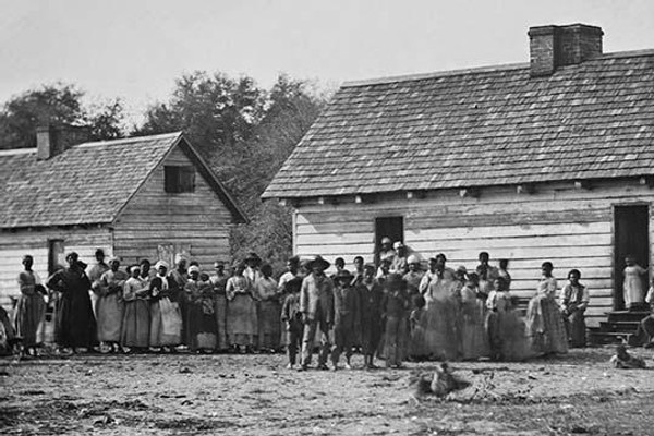 African American Slaves on a Plantation