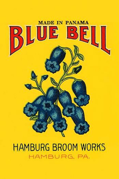 Blue Bell Broom Label