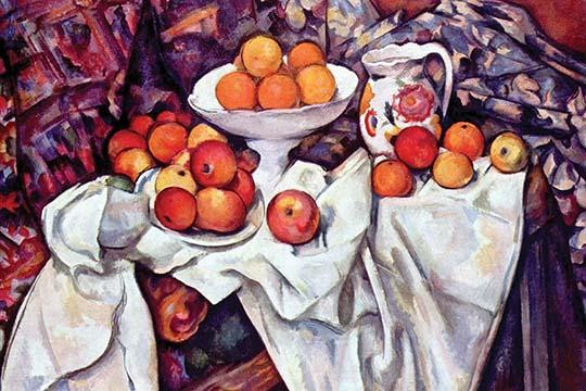 Still Life With Apples & Oranges