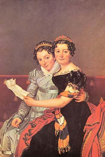 Portrait of the daughters of Joseph Bonaparte
