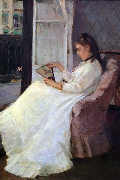 The Sister of the artist at a window