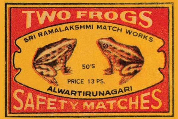 Two Frogs Safety Matches