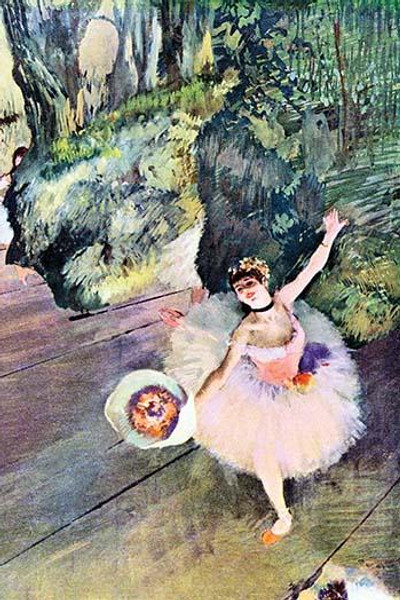 Dancer with a bouquet of flowers (The Star of the ballet)