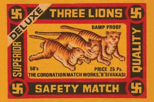 Three Lions Safety Match