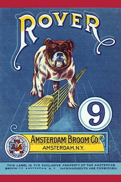 Rover 9 Broom Label