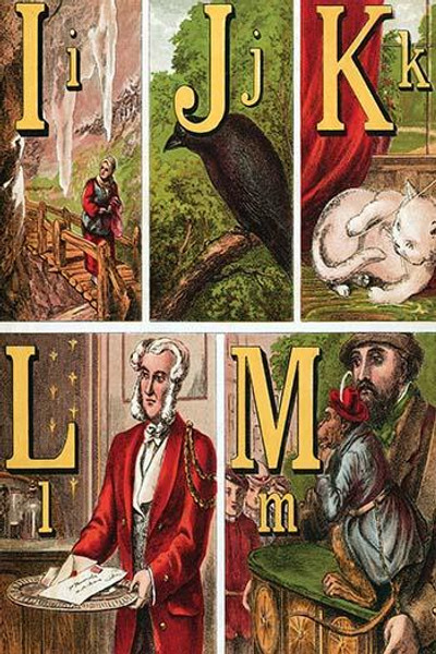 I, J , K, L, M Illustrated Letters